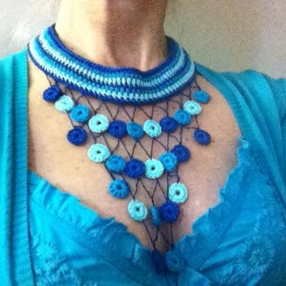 Pectoral Blue Calypso – Marianerías by Marian