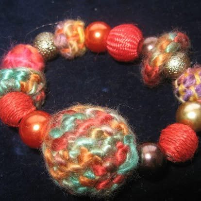 Pulsera Crochet y Cuentas – Marianerías by Marian